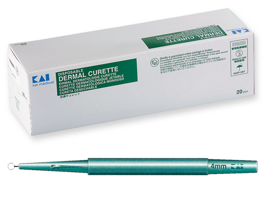 CURETTE DERMATOLOGICHE KAI monouso diametro 4 mm
